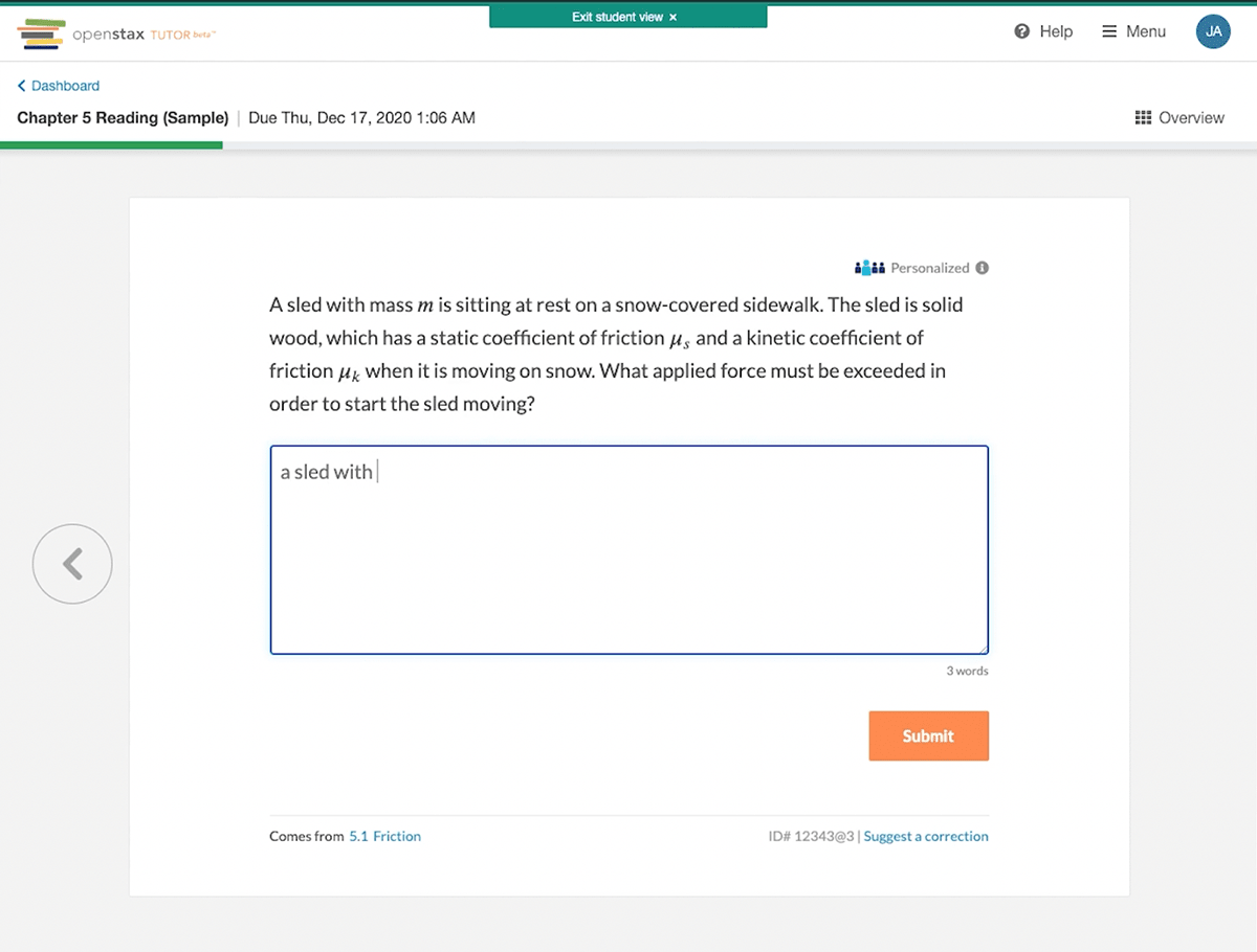 Openstax Tutor